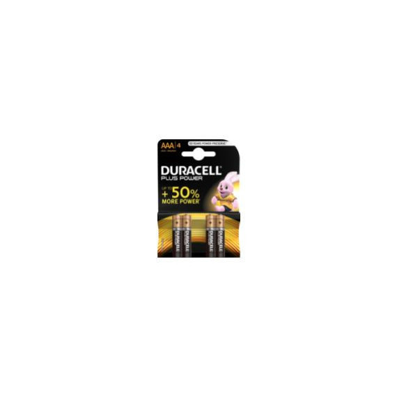 Pilas Aaa DURACELL Plus Power LR03 1.5V Pack 4