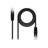 Latiguillo Nanocable CAT6 25CM NEGRO(10.20.0400-L25-BK)  NANO