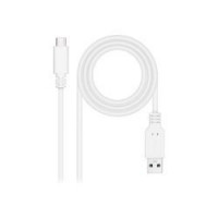 Nanocable Usb-a/m a Usb-c/m 1M Blanco (10.01.4001-W)  NANO