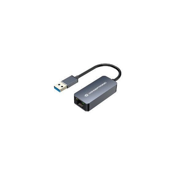 Adaptador Conceptonic Usb-a 3.0 a RJ45 Gris (ABBY12G)  CONCEPTRONIC