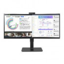 Monitor LG 34" Ultrawide QHD Webcam Curvo (34BQ77QC-B)