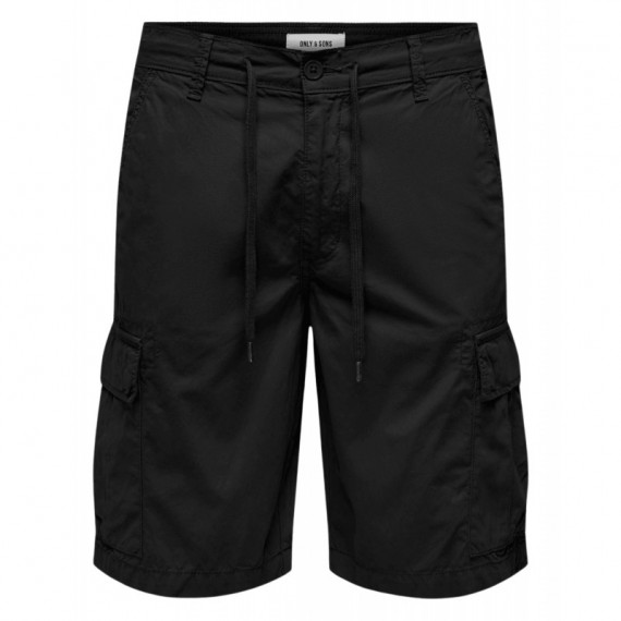 Bermudas ONLY&SONS Loc Cargo Black