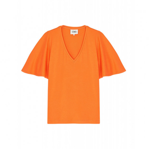 Camisetas Mujer Camiseta CKS Tiko Bright Orange