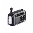 TREVI Radio Solar con Dymo Explorer Am/fm/sw con Bluetooth+micro Sd RA7F30 Bt Gris