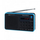 SUNSTECH Radio Am/fm Portatil Digital RPDS32 Azul