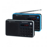 SUNSTECH Radio Am/fm Portatil Digital RPDS32 Azul