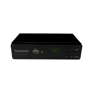 SUNSTECH Sintonizador Tdt DVB-T2 HD DTB210HD2 Negro