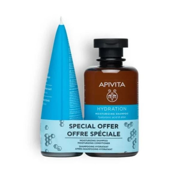 APIVITA Pack Hydraticion Champu + Acondicionador