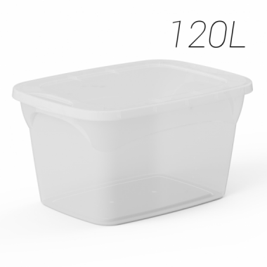 CAJA MULTIBOX SMART L 120 L TRANSPARENTE