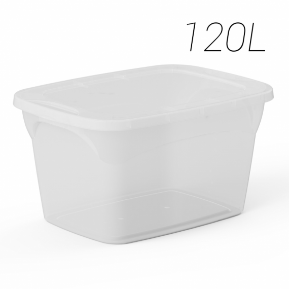 CAJA MULTIBOX SMART L 120 L TRANSPARENTE