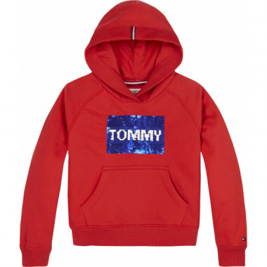 Flag Flip Sequins Hoodie  TOMMY HILFIGER