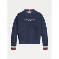 Essential Logo Sweater Twilight Navy  TOMMY HILFIGER