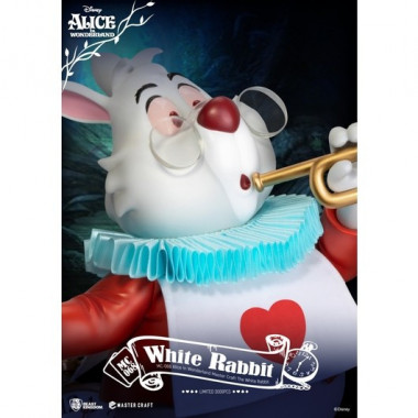 Figura Conejo Blanco Alicia en el País de las Maravillas Disney  BEAST KINGDOM TOYS