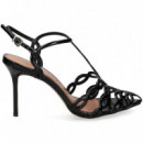 sin Talon Bebe Calado Charol Negro  VICENZA