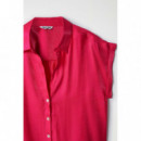 Blusas y Camisas Camisa SALSA JEANS Satinada Rosa