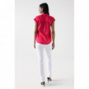 Blusas y Camisas Camisa SALSA JEANS Satinada Rosa