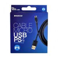 Cable Micro USB To USB Black Woxter PS4  BLADE