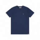 Camisetas Hombre Camiseta REVOLUTION 1364 Fla Navy Melange