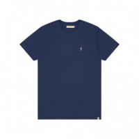 Camisetas Hombre Camiseta REVOLUTION 1364 Fla Navy Melange