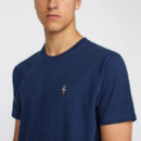 Camisetas Hombre Camiseta REVOLUTION 1364 Fla Navy Melange