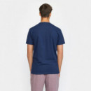 Camisetas Hombre Camiseta REVOLUTION 1364 Fla Navy Melange