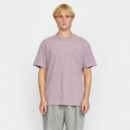 Camisetas Hombre Camiseta REVOLUTION 1366 Gir Purple Melange