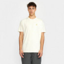 Camisetas Hombre Camiseta REVOLUTION 1366 Luc Off White Melange