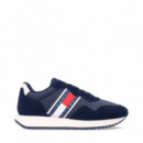 Apatillas Estilo Running Modern de ante  TOMMY HILFIGER