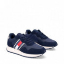 Apatillas Estilo Running Modern de ante  TOMMY HILFIGER