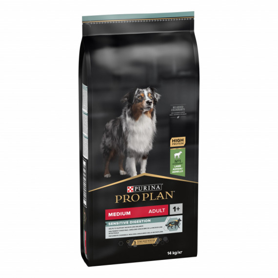 Pplan Dog Ad. Med. Digest Cordero 14 Kg  PROPLAN