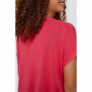 Blusas y Camisas Top NÜMPH Nudarlene Raspberry Sorbet