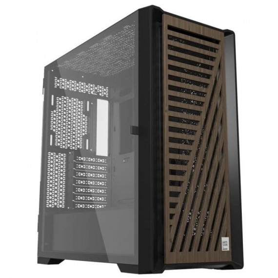 Caja Ordenador Gaming PHOENIX Artisan Noble Black Frontal Madera ATX