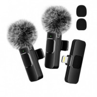 Microfono + Receptor ONEWAY Usb-c Lavalier Microfono Pinza Wireless