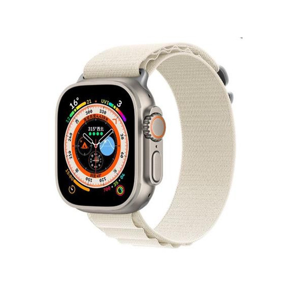 DEVIA Correa Naylon Sport Apple Watch 5 38/40/41MM Blanco Starlight H1212DS