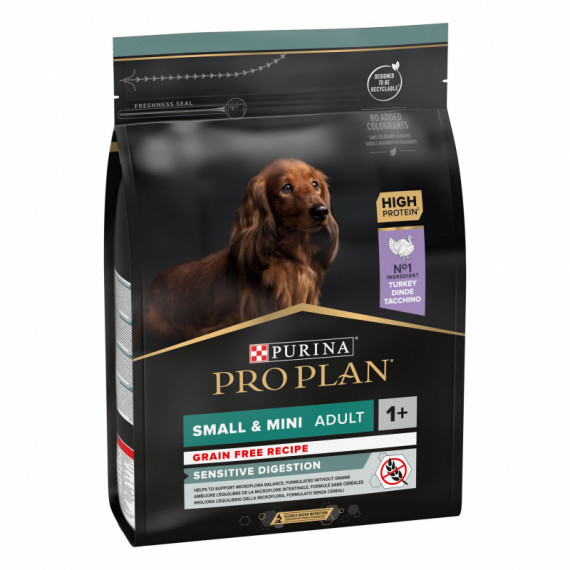 Pplan Dog Ad. Mini Digest Gf Pavo 2,5 Kg  PROPLAN