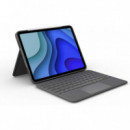 Funda con Teclado LOGITECH Retroiluminado con Trackpad para Ipad Pro de 11 Pulgadas (1.ª, 2.ª, 3.ª y 4.ª Gen.) y Ipad Air (4.ª,