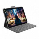 Funda con Teclado LOGITECH Slim Folio Funda Ipad (10ª Gen.)