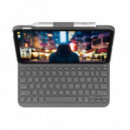 Funda con Teclado LOGITECH Slim Folio Funda Ipad (10ª Gen.)