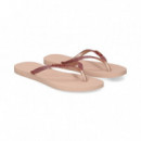 Havaiana Slim Gliter Rosa+rosa  HAVAIANAS