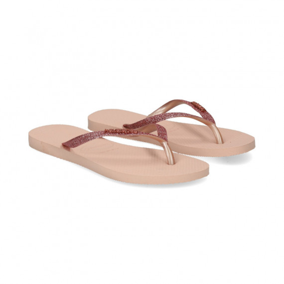 Havaiana Slim Gliter Rosa+rosa  HAVAIANAS