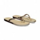 Havaiana Slim Brillo Beige  HAVAIANAS