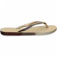 Havaiana Slim Brillo Beige  HAVAIANAS