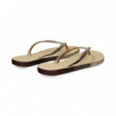 Havaiana Slim Brillo Beige  HAVAIANAS