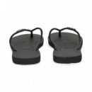 Havaiana Slim Gliter Negro  HAVAIANAS