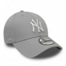 Gorra Cerrada NEW ERA Ny Yankees Gris Stretch Fit