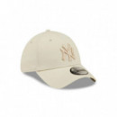 Gorra Cerrada NEW ERA Ny Yankees Beige Stretch Fit