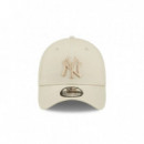 Gorra Cerrada NEW ERA Ny Yankees Beige Stretch Fit