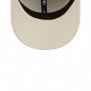 Gorra Cerrada NEW ERA Ny Yankees Beige Stretch Fit