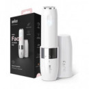 BRAUN Mini Afeitadora Facial a Pilas FS1000 Blanco con Luz