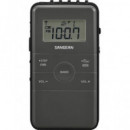 SANGEAN Radio Bolsillo Digital Pocket DT-140 Negro